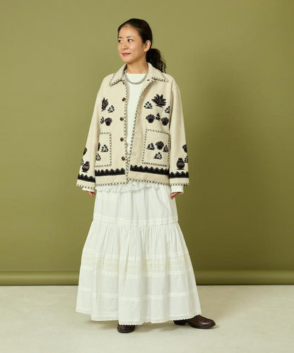 インド刺繍 ウール メキシカン ジャケット