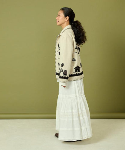 インド刺繍 ウール メキシカン ジャケット