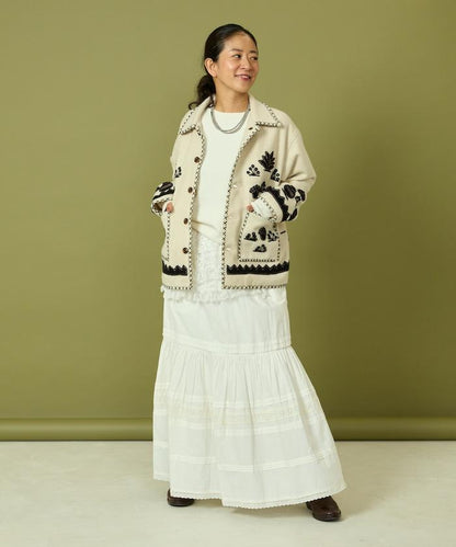 インド刺繍 ウール メキシカン ジャケット