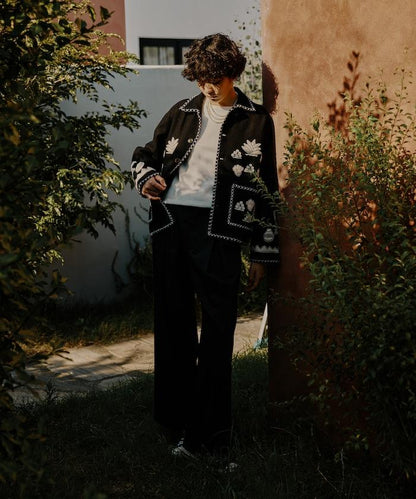 インド刺繍 ウール メキシカン ジャケット