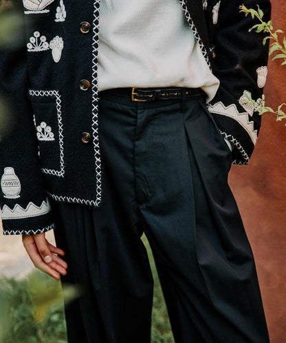 インド刺繍 ウール メキシカン ジャケット