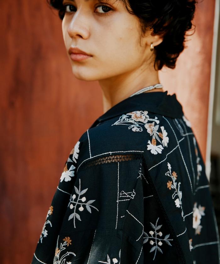 インド刺繍 ウール メキシカン ジャケット