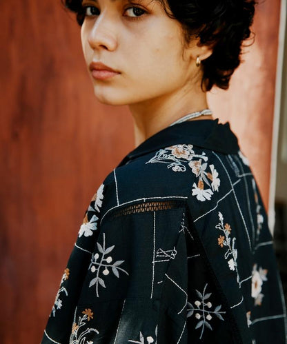 インド刺繍 ウール メキシカン ジャケット