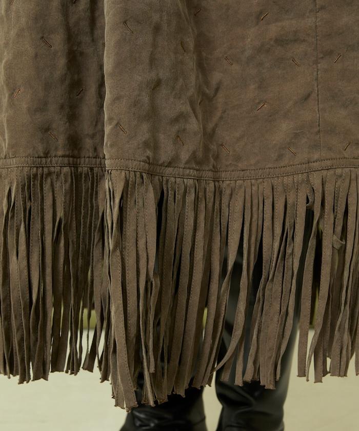 漸變工藝流蘇迷你連衣裙