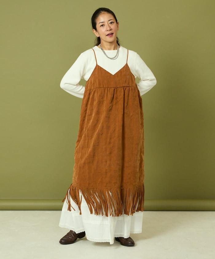 漸變工藝流蘇迷你連衣裙