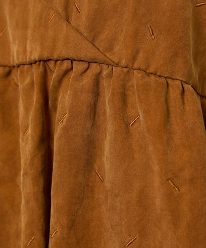 漸變工藝流蘇迷你連衣裙