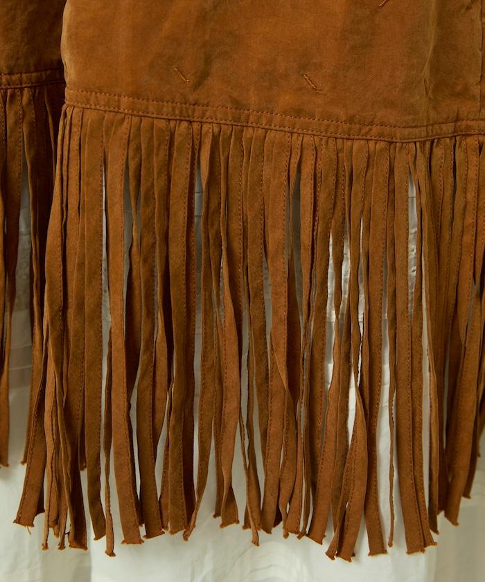 漸變工藝流蘇迷你連衣裙