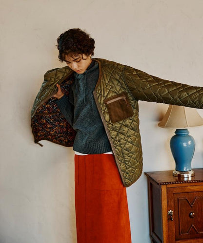 可雙面穿絎縫外套