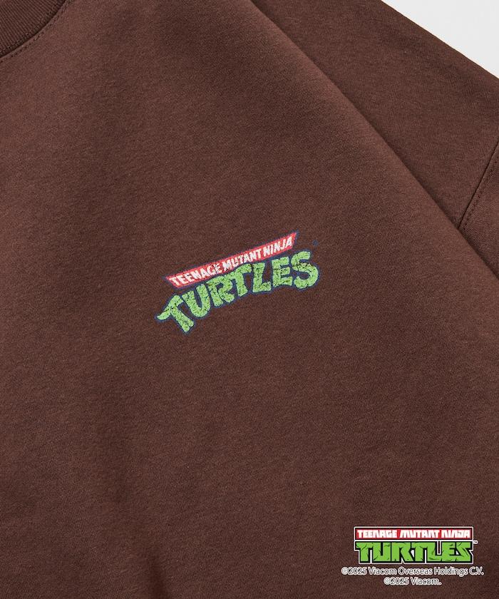 TEENAGE MUTANT NINJA TURTLES/忍者神龜 特別款寬鬆版型背部印花圓領衛衣