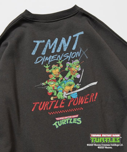 TEENAGE MUTANT NINJA TURTLES/忍者神龜 特別款寬鬆版型背部印花圓領衛衣