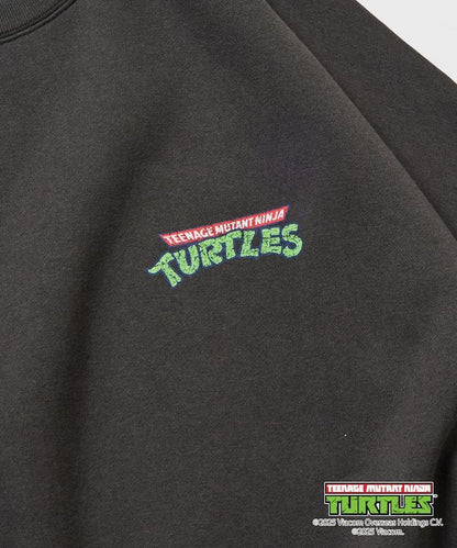 TEENAGE MUTANT NINJA TURTLES/忍者神龜 特別款寬鬆版型背部印花圓領衛衣