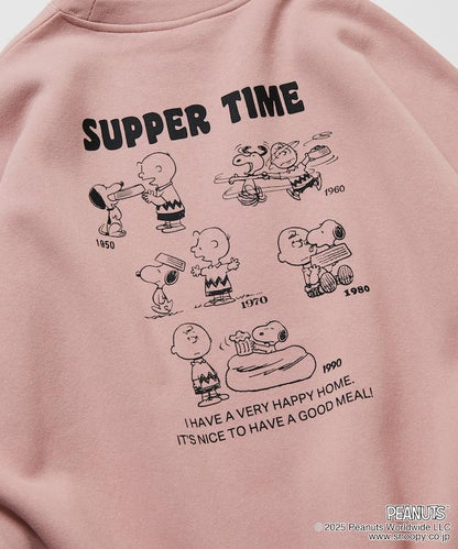 《PEANUTS》/《PEANUTS》特別款背面印花圓領衛衣/SUPPER