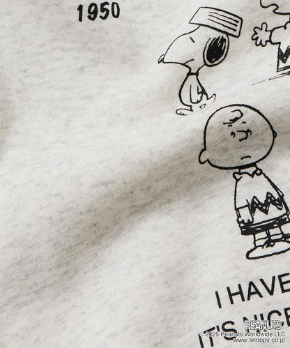 《PEANUTS》/《PEANUTS》特別款背面印花圓領衛衣/SUPPER