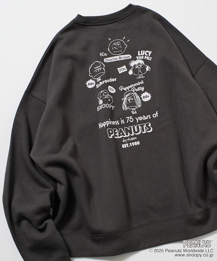 《PEANUTS》/《PEANUTS》特別款背面印花圓領衛衣/FACE
