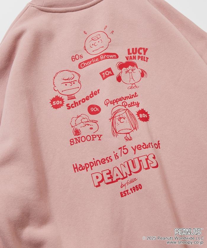 《PEANUTS》/《PEANUTS》特別款背面印花圓領衛衣/FACE