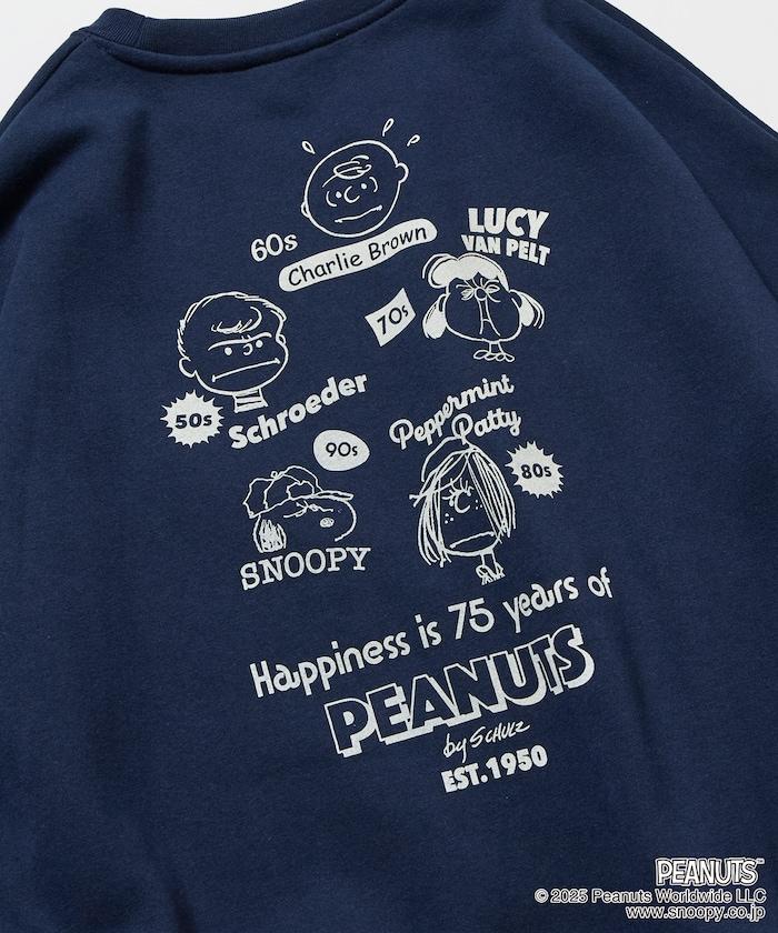 《PEANUTS》/《PEANUTS》特別款背面印花圓領衛衣/FACE