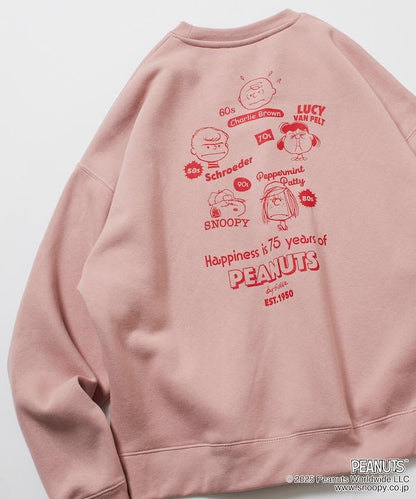 《PEANUTS》/《PEANUTS》特別款背面印花圓領衛衣/FACE