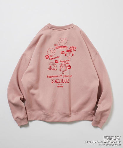 《PEANUTS》/《PEANUTS》特別款背面印花圓領衛衣/FACE