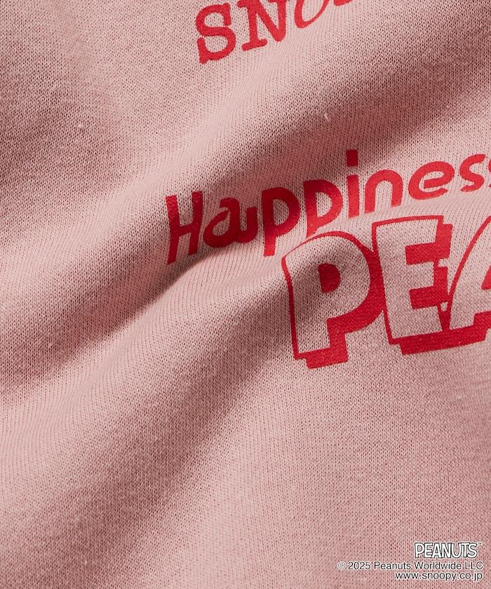 《PEANUTS》/《PEANUTS》特別款背面印花圓領衛衣/FACE
