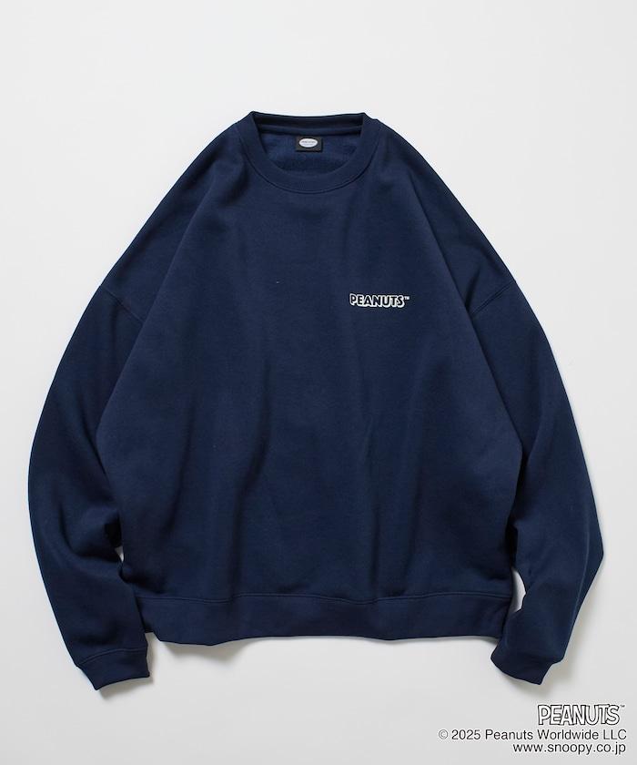 《PEANUTS》/《PEANUTS》特別款背面印花圓領衛衣/FACE