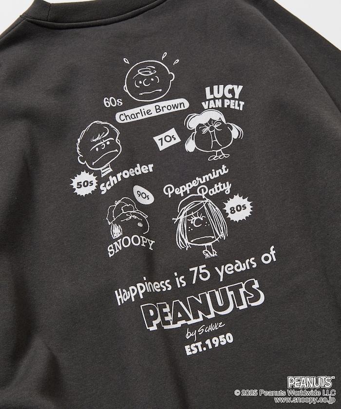 《PEANUTS》/《PEANUTS》特別款背面印花圓領衛衣/FACE