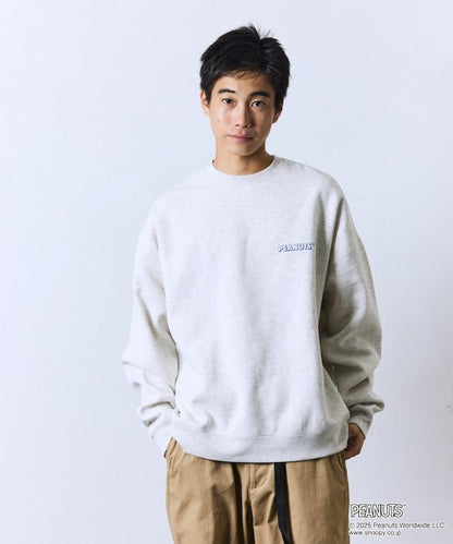 《PEANUTS》/《PEANUTS》特別款背面印花圓領衛衣/FACE