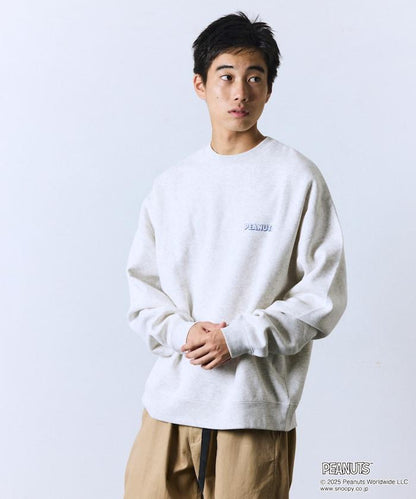 《PEANUTS》/《PEANUTS》特別款背面印花圓領衛衣/FACE