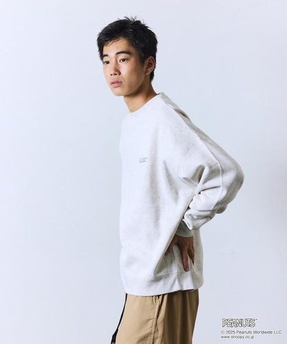 《PEANUTS》/《PEANUTS》特別款背面印花圓領衛衣/FACE