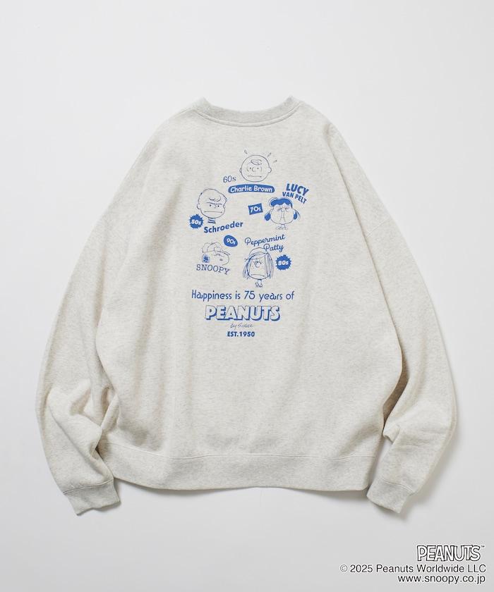 《PEANUTS》/《PEANUTS》特別款背面印花圓領衛衣/FACE
