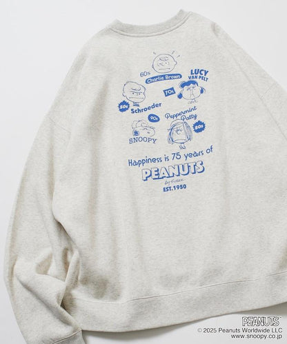 《PEANUTS》/《PEANUTS》特別款背面印花圓領衛衣/FACE