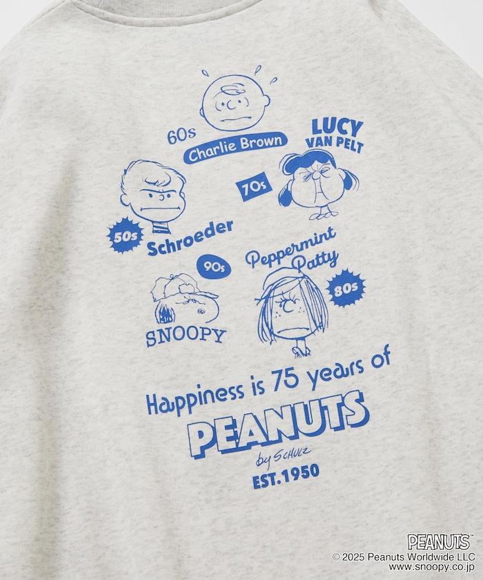 《PEANUTS》/《PEANUTS》特別款背面印花圓領衛衣/FACE