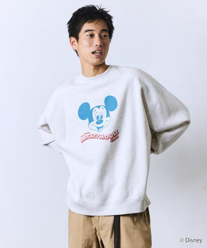 DISNEY/《迪士尼》 米老鼠/特別款 圓領印花衛衣/MICKEY MOUSE CLUB