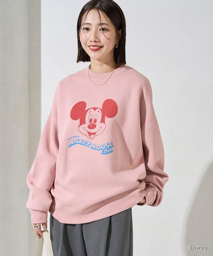 DISNEY/《迪士尼》 米老鼠/特別款 圓領印花衛衣/MICKEY MOUSE CLUB