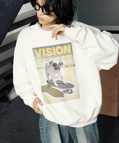 特別款狗狗照片印花衛衣