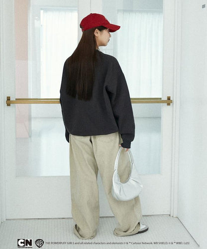 【THE POWERPUFF GIRLS】飛天小女警像素藝術圓領衛衣