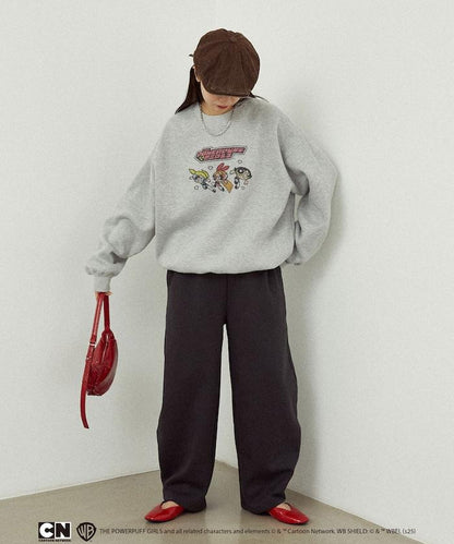 【THE POWERPUFF GIRLS】飛天小女警像素藝術圓領衛衣