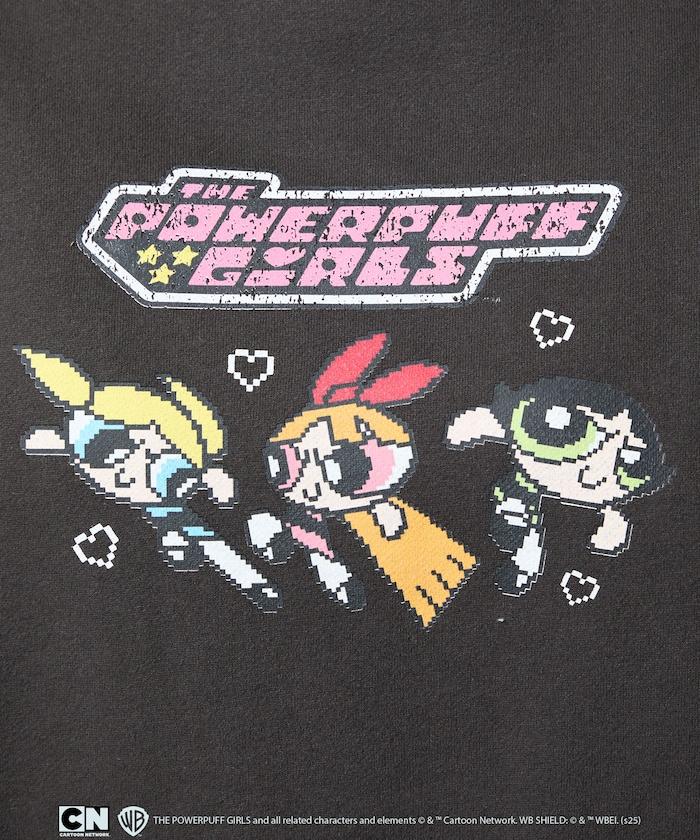 【THE POWERPUFF GIRLS】飛天小女警像素藝術圓領衛衣