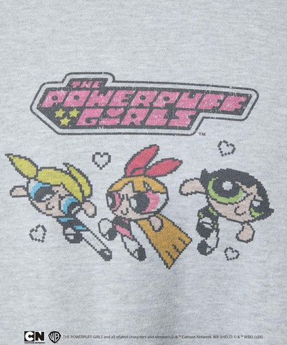 【THE POWERPUFF GIRLS】飛天小女警像素藝術圓領衛衣