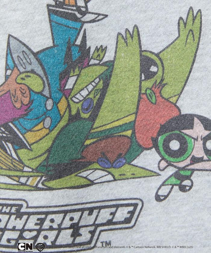 【THE POWERPUFF GIRLS】飛天小女警正面印花圓領衛衣