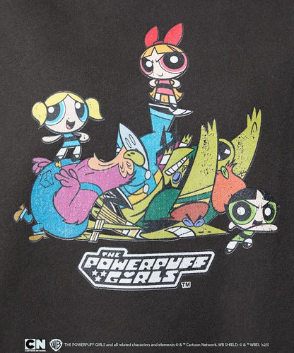 【THE POWERPUFF GIRLS】飛天小女警正面印花圓領衛衣