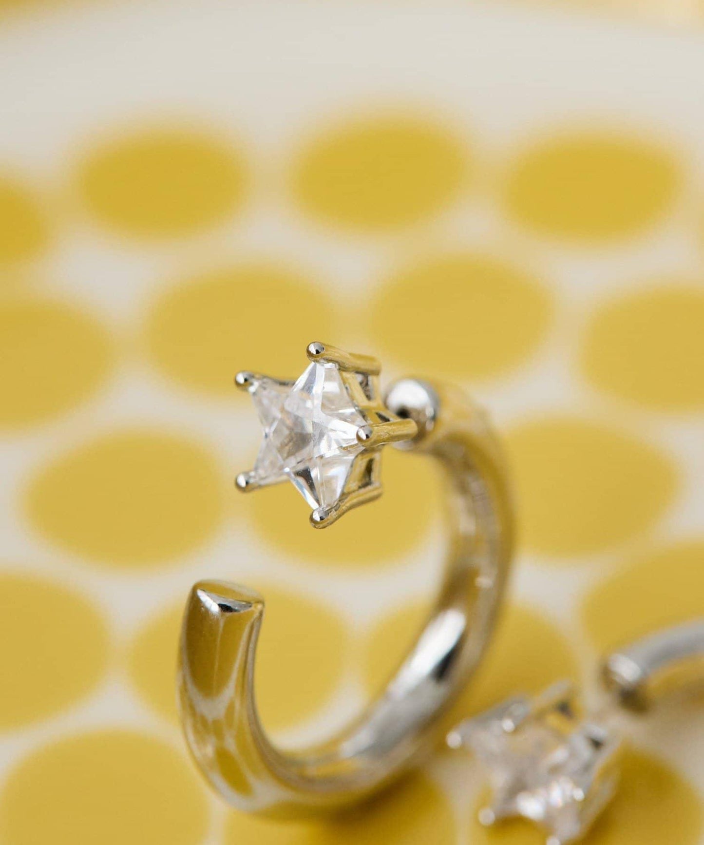 立方體星星耳環