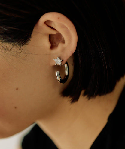 立方體星星耳環