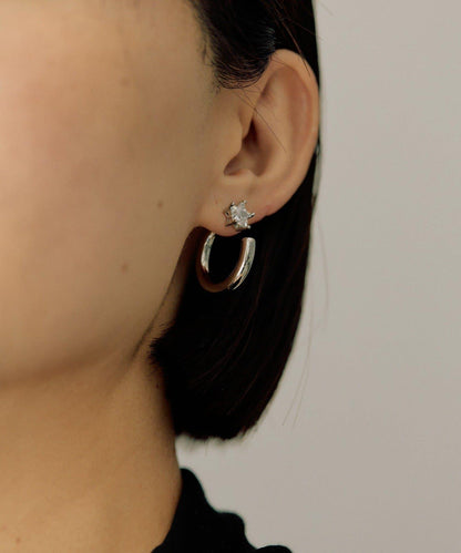 立方體星星耳環