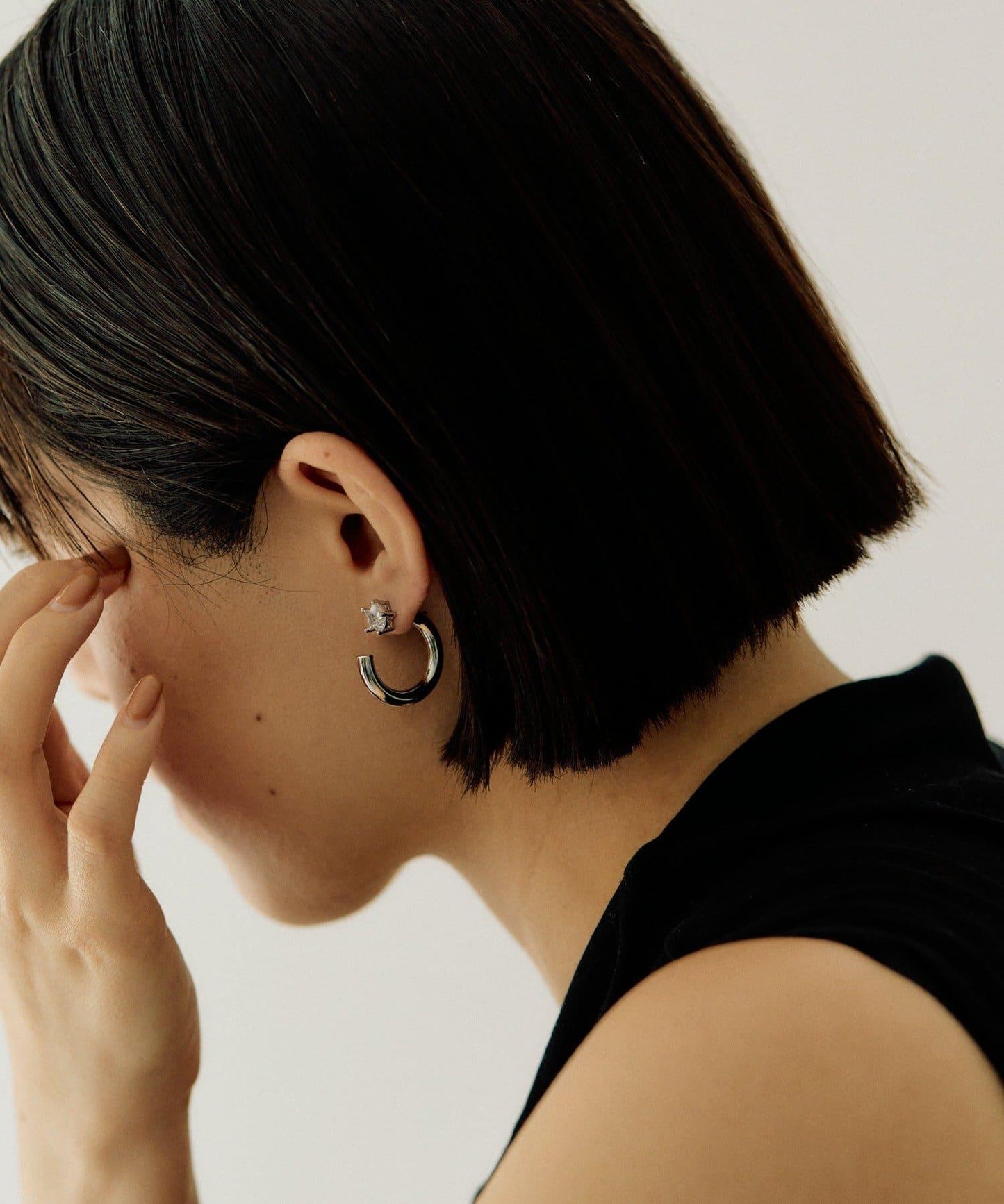 立方體星星耳環