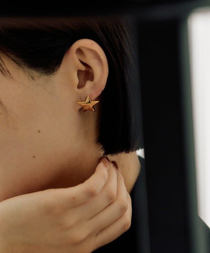 星形邊緣耳環