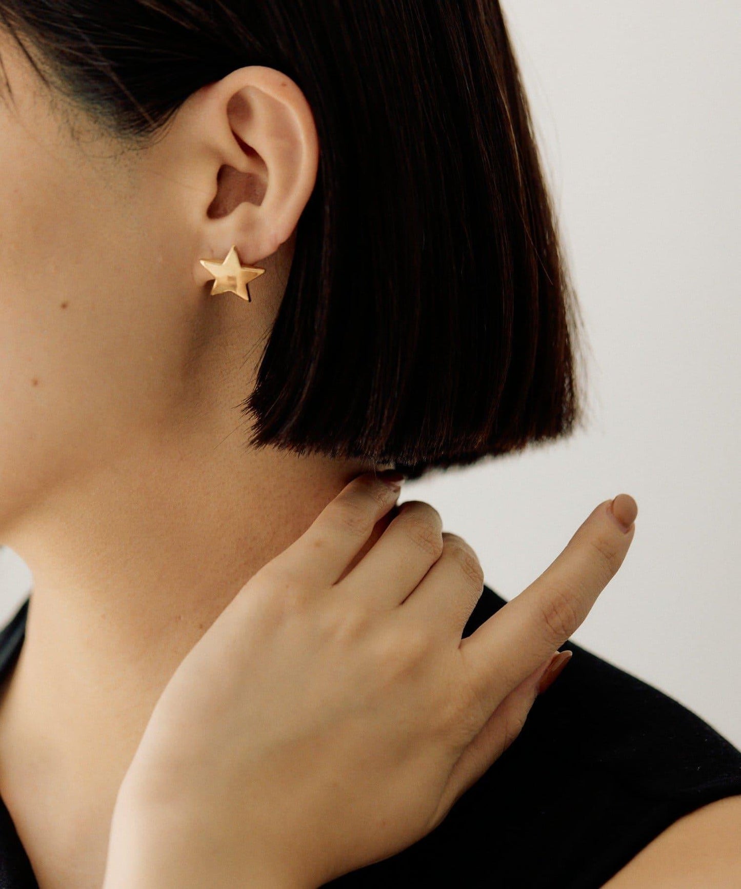 星形邊緣耳環