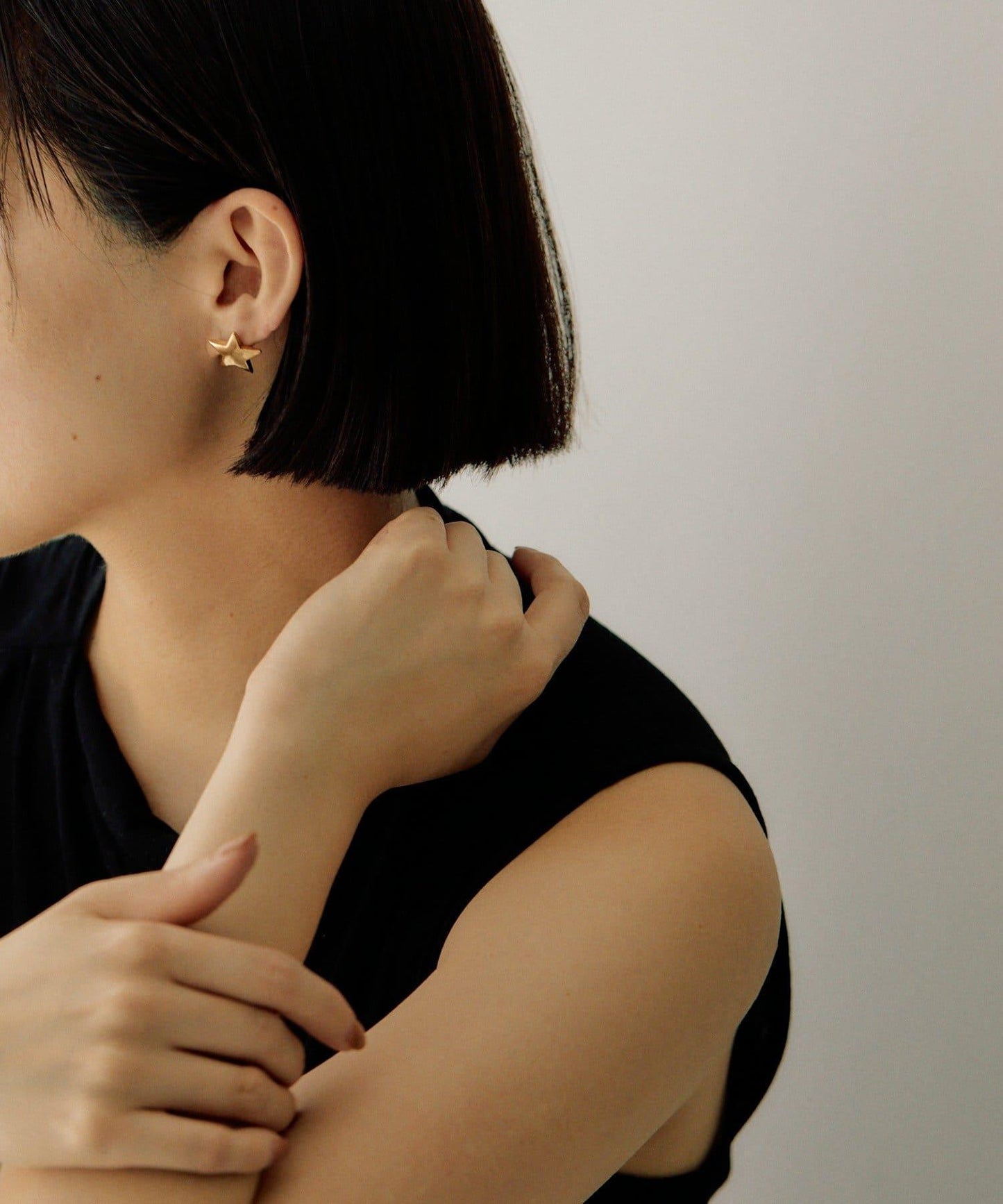 星形邊緣耳環