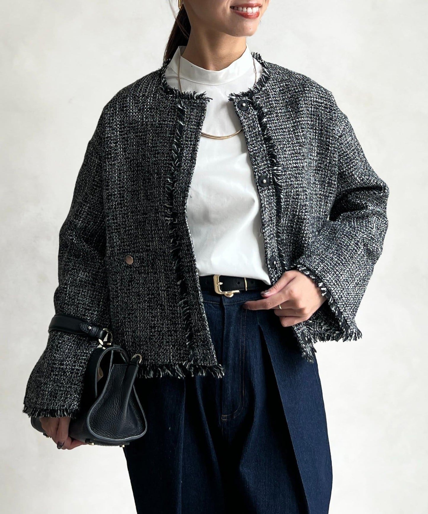 【可用於正式場合】粗花呢夾克