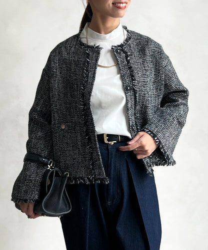 【可用於正式場合】粗花呢夾克