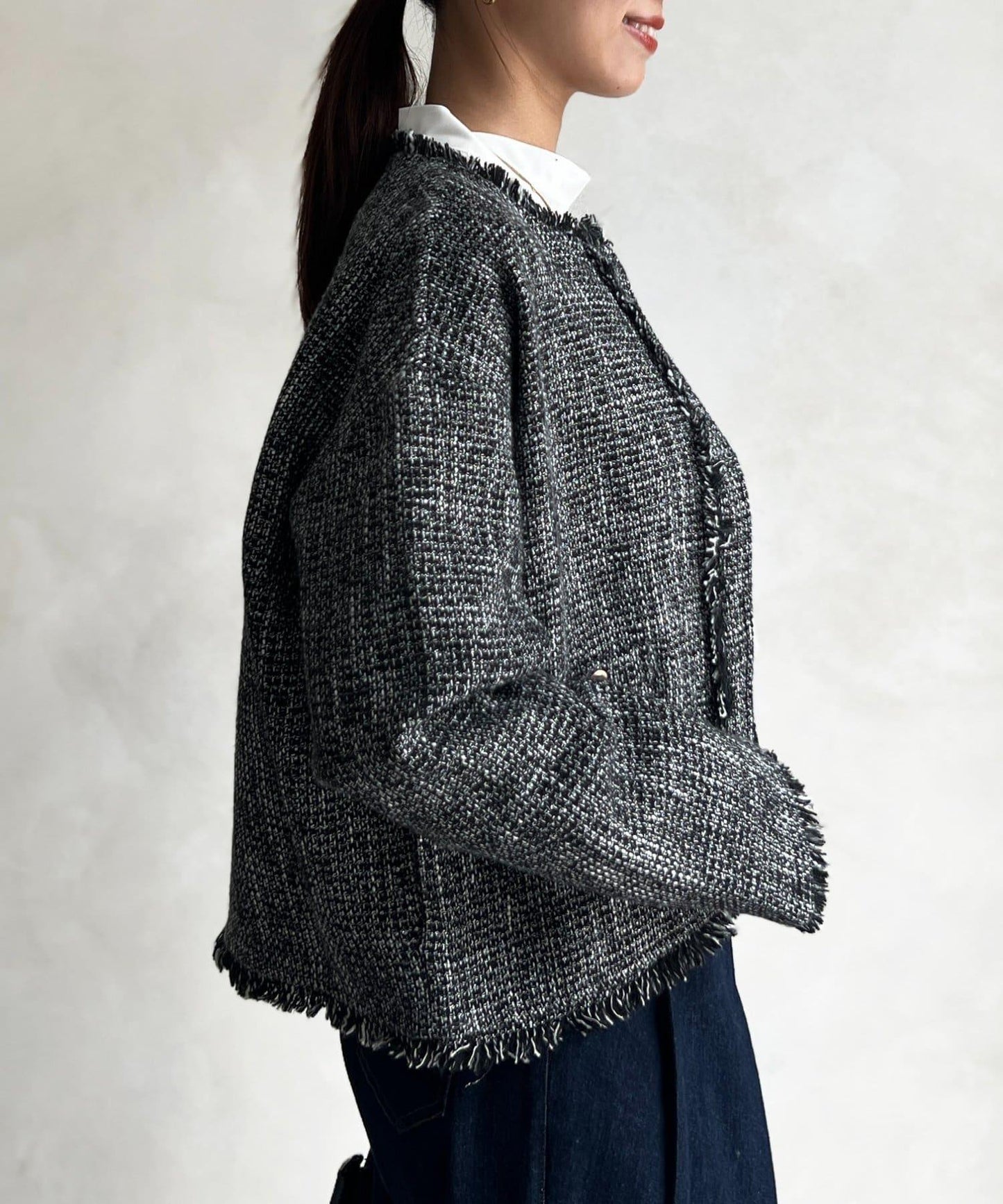 【可用於正式場合】粗花呢夾克